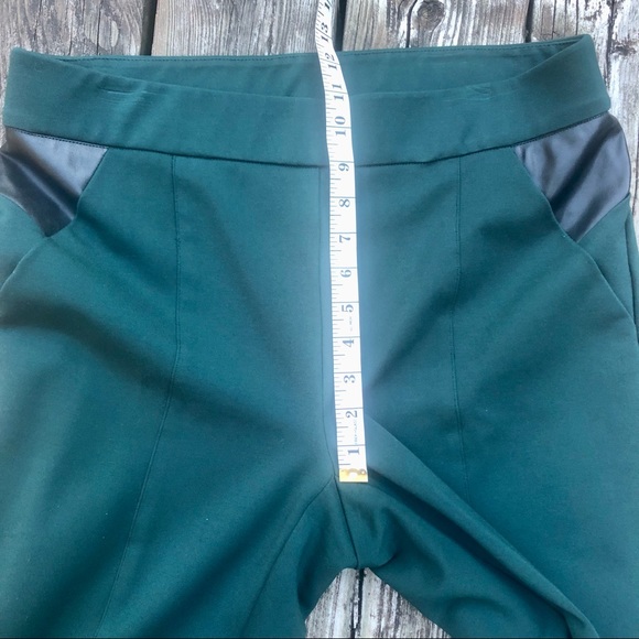 Michel Studio size 14 Dark Green Stretch Dress Pants - Picture 8 of 12
